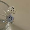 Fashionable Style Ins Matte Flower Ring For Womens Adjustable Design Open