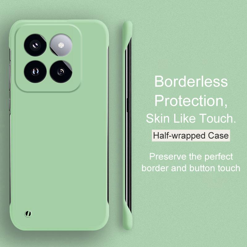 Ultradünne Candy-Color Randlose PC Hartschale Für Xiaomi Mi 14 13 13T 12 12X 12S 11 11T 11i 11X Pro Lite Ultra Rückseite Hülle Coque