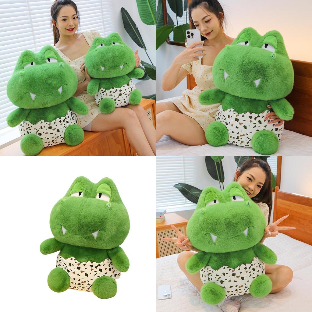 Eggshell Dinosaur Plush Toy For Kids Soft Pp Cotton Stuffed Animal Cuddly Gift For Boys And Girls