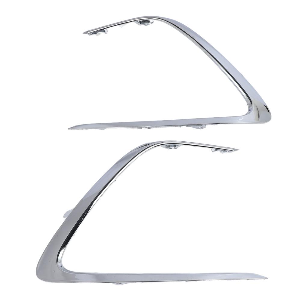 1 Pair Front Bumper Chrome Cover Trim Set TO1038244 Bumper Side Chrome Molding Trim Replacement for