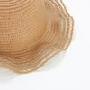 DIY Straw Hat Light Plate Hat Embryo, Summer Large Eave Woven Wave Shaped Sunshade and Sun Protection Sun Hat