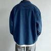 Men Loose Corduroy Long Sleeve Shirt Retro Casual Outerwear