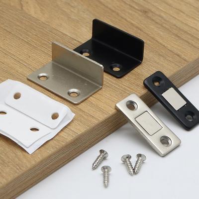 Punch Free Door Stopper Strong Magnetic L-shaped Door Touch Magnetic Suction Invisible Anti Collision for Home Improvement