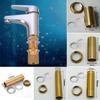 Threaded Brass Tube Nut Installation Parts, Premium Kitchen Basin Mixer Tap Repair Fitting Kit, Restore Your Faucet's Efficiency
