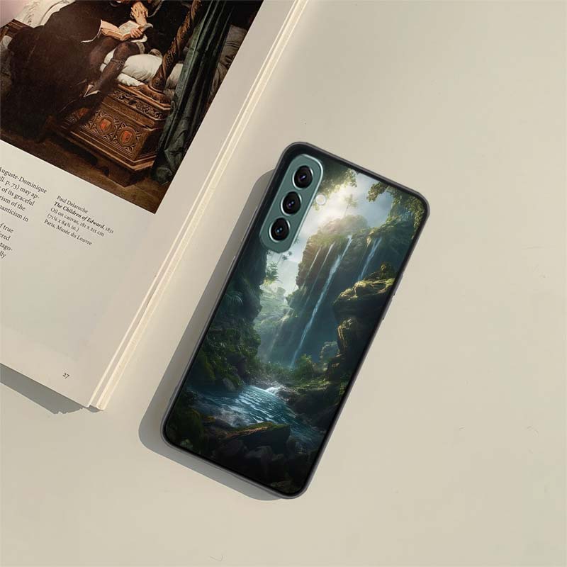 

Forest Waterfall Sanwaputa Waterfall Phone Case For Samsung A55 A35 A25 A15 A54 A34 A24 A14 A70 A71 A50 A51 A17 A05S Galaxy A40 Samsung A17