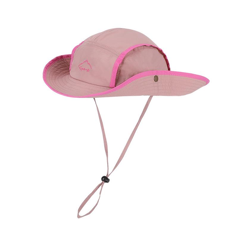 Children's Hat Summer Travel Sun Hat Quick Drying Waterproof Big Brim Bucket Hat Boy Outdoor Mountaineering Sun Hat
