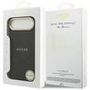 Guess Peony Hot Stamp MagSafe Case for iPhone Air Black