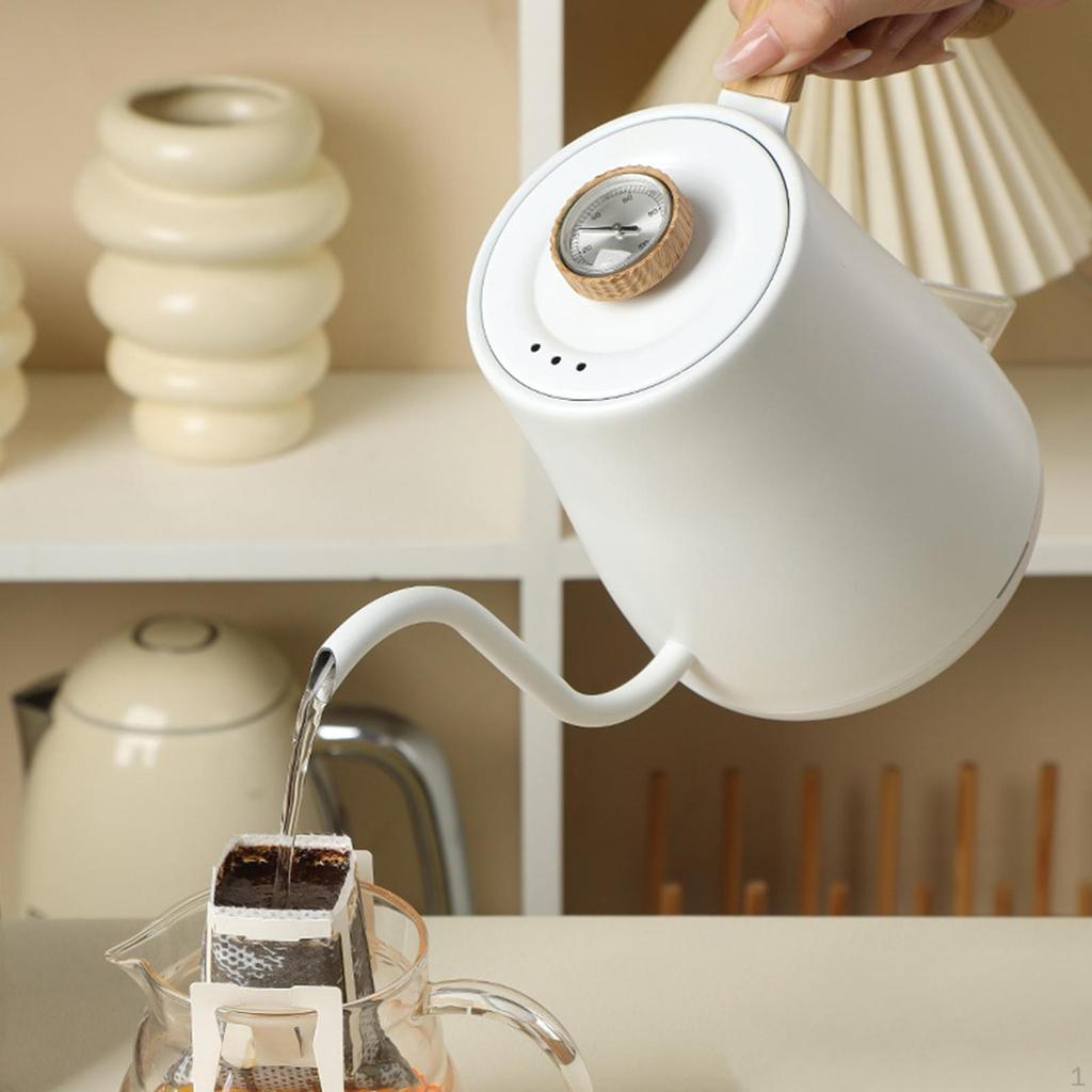 Gooseneck Electric Kettle Water Boiler Gift Quick Heating Temperature Display Pour Over