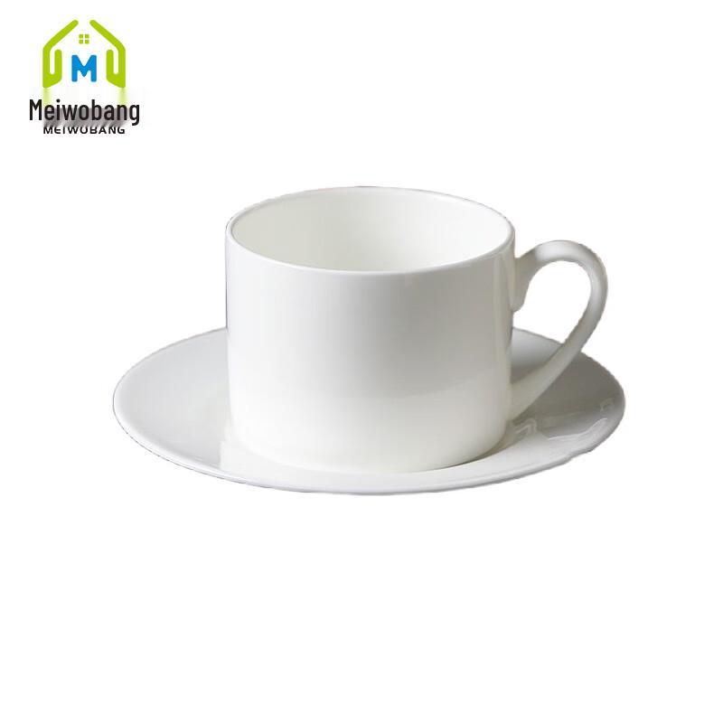 Ceramic Coffee Cup and Saucer Set