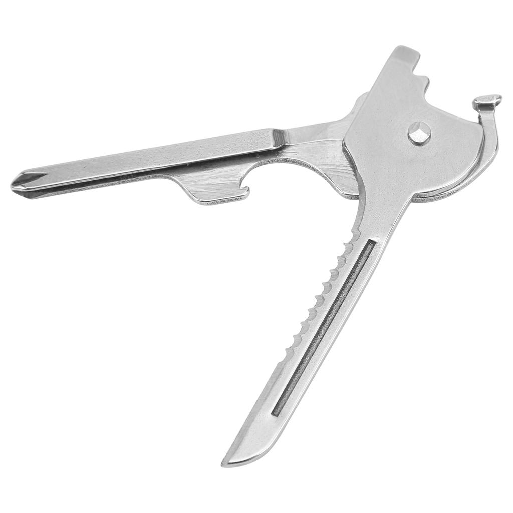 6 In 1 Multi Tool Key Ring Kit Pocket Knife Screwdriver Bottle Opener Blade Key Chain