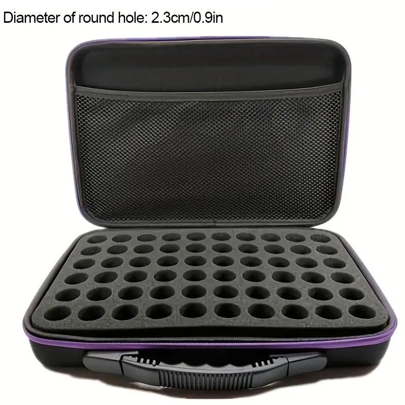 Diamond Painting Storage Bag with 60 Jars - Drop-proof EVA Case for Diamond Art and Essential Oils