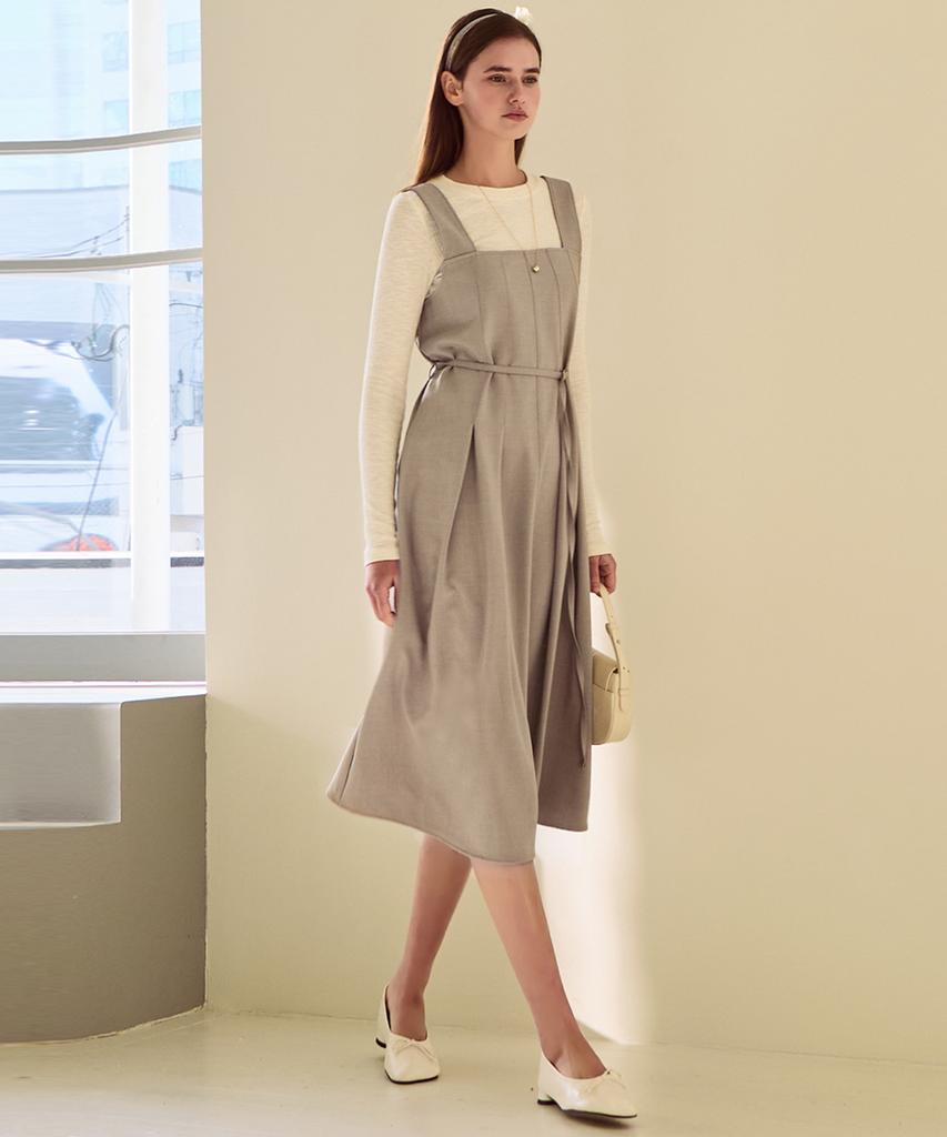 Slow Lolly Minimal Square Dress_3 Colors