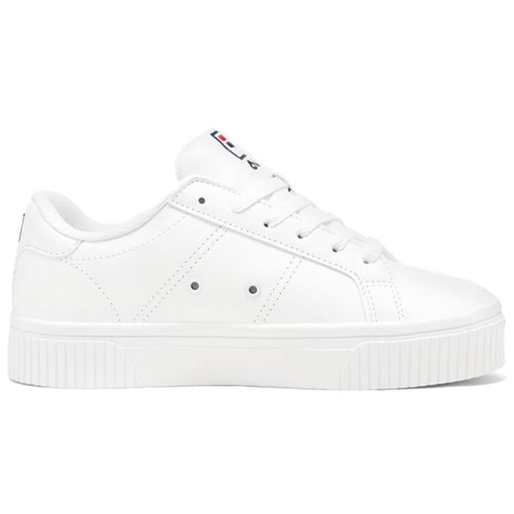 Fila Panache 19 Fabric Synthetic Leather Low Top Sneakers Women Sneakers White 5CM00772-125