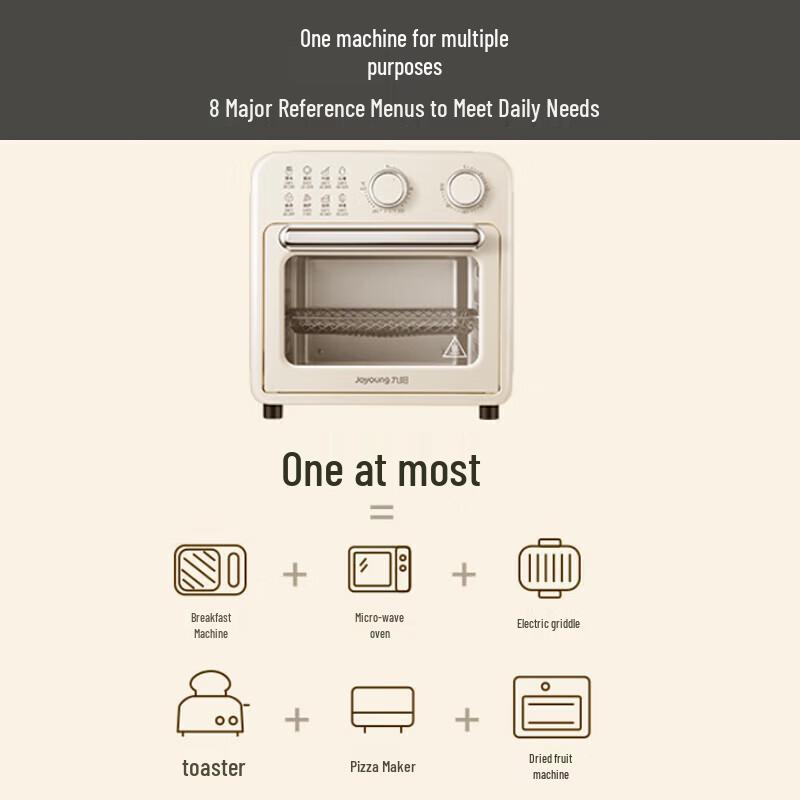 Joyoung 9L Electric Oven & Air Fryer CN plug (adapter included)