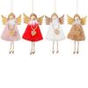 Plush Feather Angel Christmas Tree Pendants - Cute Love Vibe
