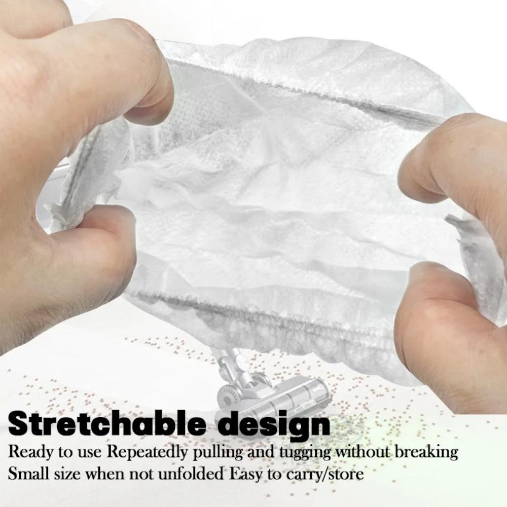 300 buc Aspirator de unică folosință Filtru plasă plasă de colectare a prafului Durabil sac plasă Aspirator portabil universal Înlocuiește accesorii