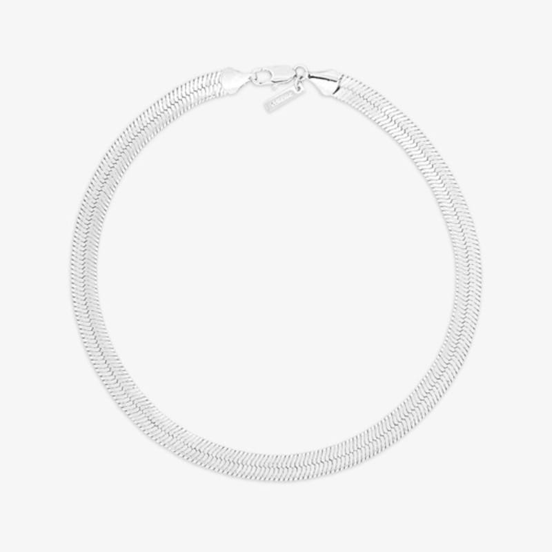 

LE MOWE EVEN NECKLACE / SILVER SILVER