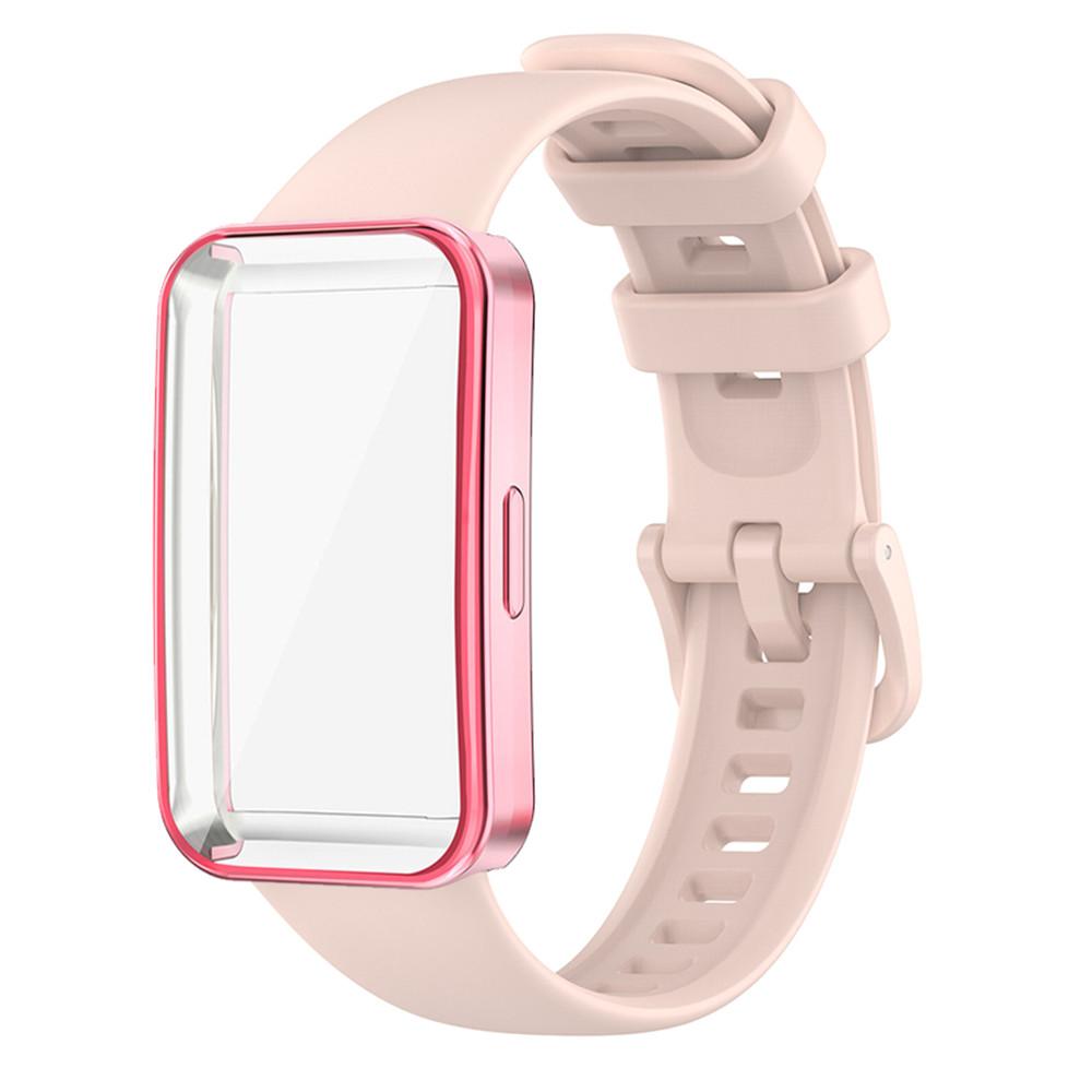 Band For Huawei Band 10 9 8 Strap Accessories Replacement Sport Bracelet Correa Huawei Band 10 9 8 Soft Case+Silicone Wristband