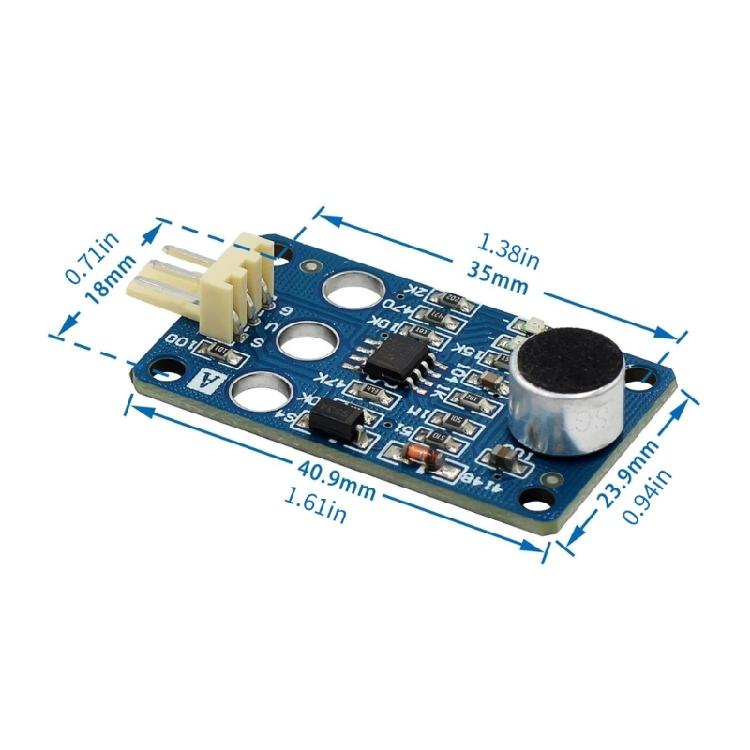 LM2904 Sound Intensity Detection Module Microphone Module Replacement Analog Decibel Detection Noise Control Sensory
