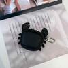 2025 New Leather Pendant Head Layer Leather Mini Earphone Bag Crab Pendant Wallet Cross Border
