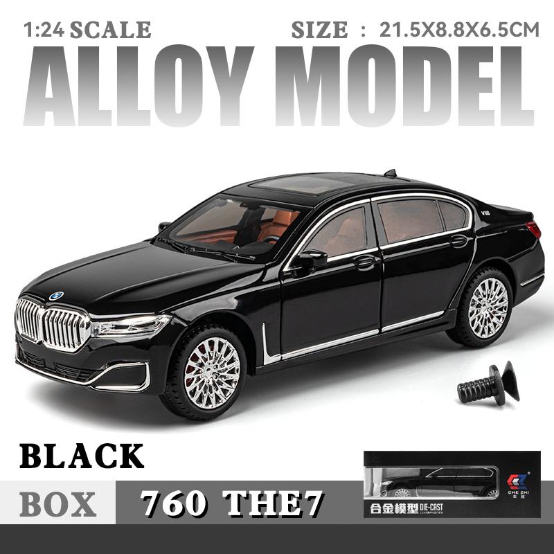 

1/24 BMW 760li литой сплав украшения спальня домашний интерьер украшения выбор мода коллекционирование хобби модель автомобиля подарочная коробка