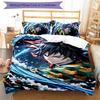 3pcs Tomioka Giyuu1 Design Cover Set - HD Printed Bedding with 1 Cover and 2 Pillowcases - Perfect for Home and Dorm Decor