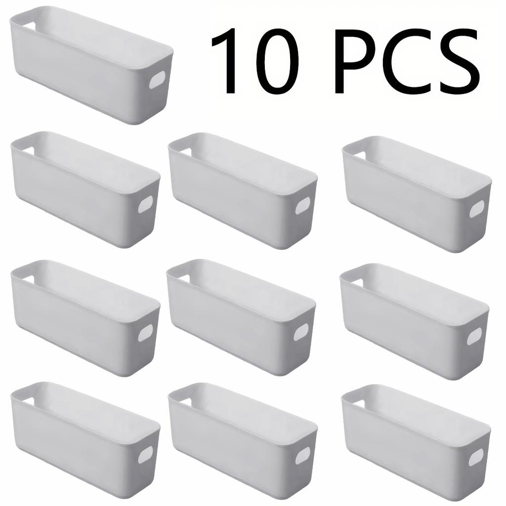 10pcs Multifunctional Storage Box Durable Large-capacity Desktop Storage Box Underwear Storage Suitable for Sundries Storage