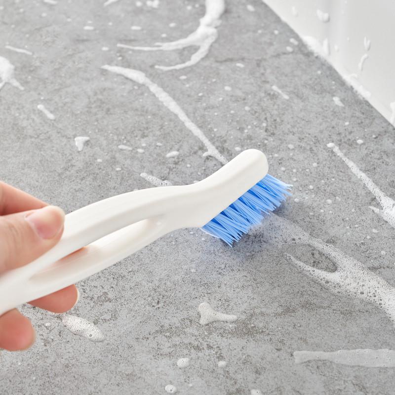 Bathroom Grout Tile Brush With Dual Head For Efficient Cleaning Home Maintenance
