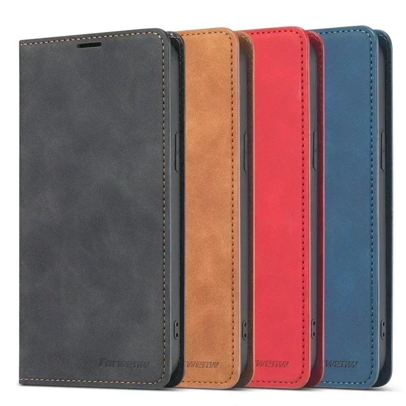 For Huawei P30 Pro VOG-L29 6.47" Cases Luxury Solid Color Wallet Flip Cover on For Huawei P30 P40 P20 Pro Lite Coque Phone Cover