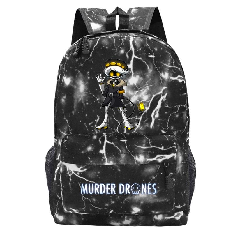 Murder Drones Personality Printing Trend Student School Bag Multifunctional Outdoor Travel Backpack
