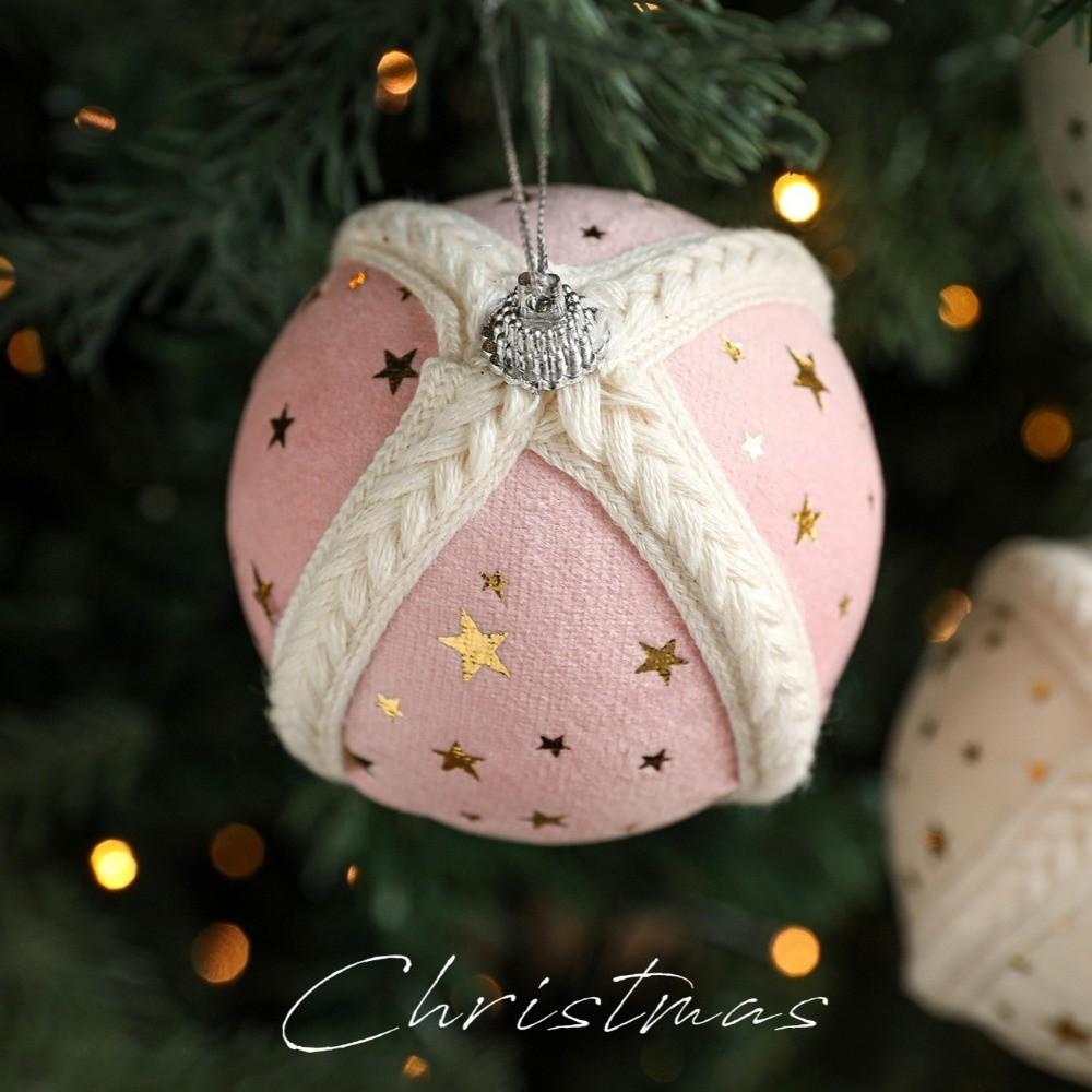 8CM Christmas Ball Ornament Shatterproof DIY Crafts Christmas Baubles Foam Christmas Tree Pendant Holiday Decoration
