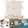 Wooden Multiplication Table Educational Toy For Kids Learning Math Skills And Mental Arithmetic