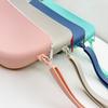 Soft Silicone Zipper Glasses Bag Sunglasses Pouch Eyewear Case Soft Waterproof Glasses Storage Bag Eyeglass Protective Case