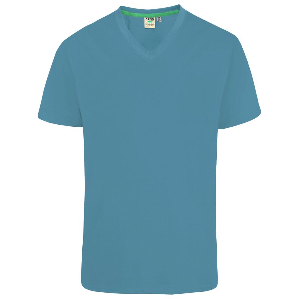 Duke Mens D555 Signature 2 V Neck T-Shirt