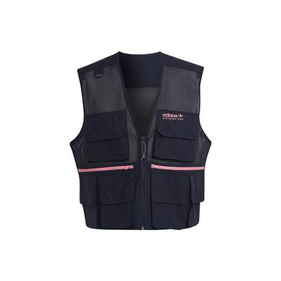 Contrast Logo Multi-Pocket Sports Vest Men Tops Legend-Ink-Blue HK4986