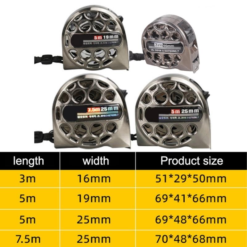 Steel Tape Measure Heavy Duty Measuring Tape High Accuracy Tape build  for Precisions & Durability in homes Improvement