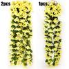 Artificial Wisteria Fake Flowers Vine For Hanging Basket Wedding Outdoor Decor