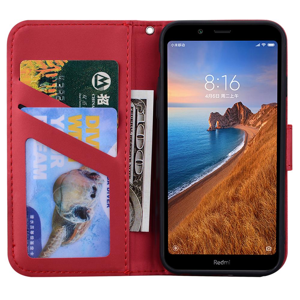 Skórzane etui z klapką do telefonu xiaomi 11 POCO X3 10T Redmi Note 9 8 Pro 7A 8A 8T 9A 9C z kreskówkowym kotem, zwierzątkiem, portfel, etui na telefon fundas