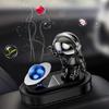 Solar Powered Astronaut Air Freshener Decoration Essential Oil Diffuser Car Ornament Fragrances Dispenser