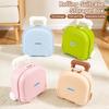 Retractable Handle Mini Suitcase Storage Box Desk Organizer Toy Box  Home Organization