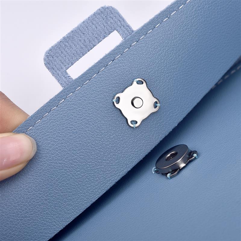 10 Piece/Pack Magnetic Snap Button Metal Plum Blossom Sew On Button Clasps Fasteners For Purses Handbag Clothes DIY Accessorie