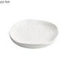 Creative Irregular Stone Pattern Ceramic Insulation Plate Pure White Dessert Plate Snack Plate Sushi Plates Specialty Tableware