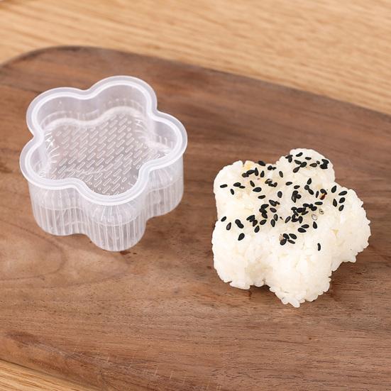 Triangulär Sushiform Bekväm PP Hushållsmaskin Rice Ball Maker Bento Tillbehör