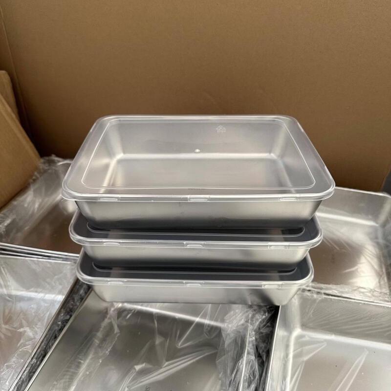 Stackable 304 Stainless Steel Kitchen Prep & Serving Tray