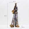 Vintage Music Saxophone Bookcase Ornament Band Character Miniature Figurine Craft Home Decor Accessory