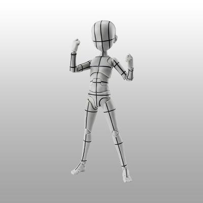 Bandai S.H.Figuarts Body-kun Cadre métallique Édition Ken Sugimori (Couleur grise Ver.) (Précommande, Expédié en septembre)