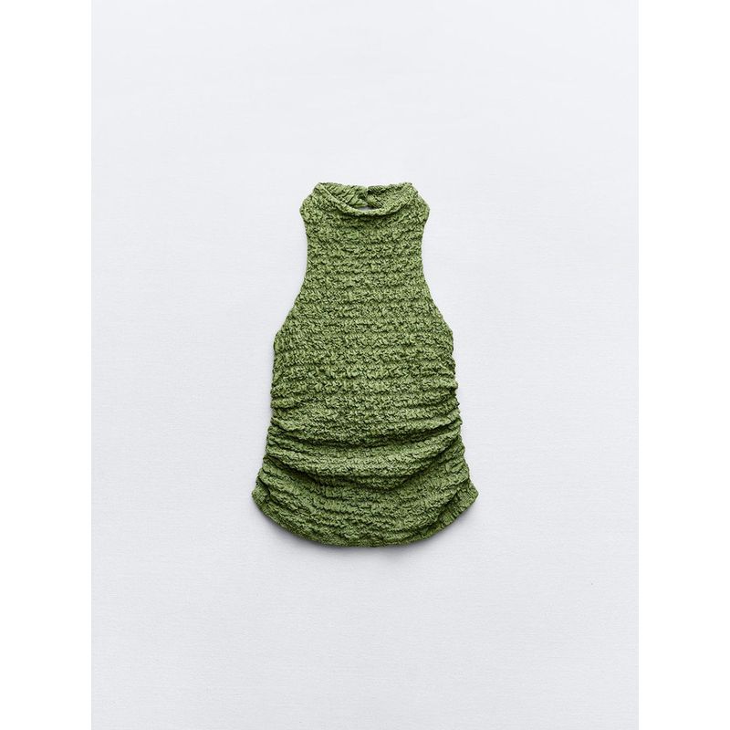 Za2024 Summer New Product Women's Clothes Halter Top 5039492 500 High Waist Pants 5039347 500