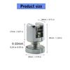 Adjustable Shelves Corner Bracket Glass Clamp Holder Bracket for 10-12mm Thick Glass Metal Fix Clamp Glass Support Plate
