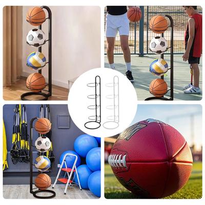 Basketball Rack, Basketball Storage Rack, Ball Storage Rack, Volleyball Category Organization, Storage Box Placement
