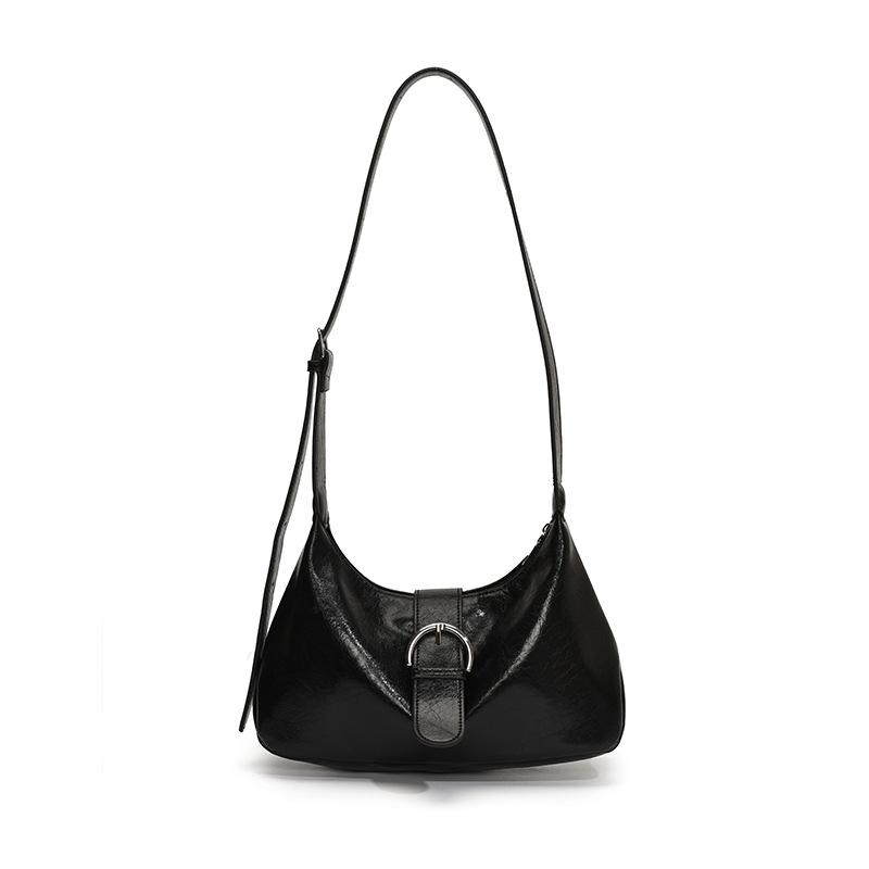 

This year s popular simple Ou Ruofeng niche design hobo bag Hong Kong style fashionable leisure commuting versatile messenger bag women